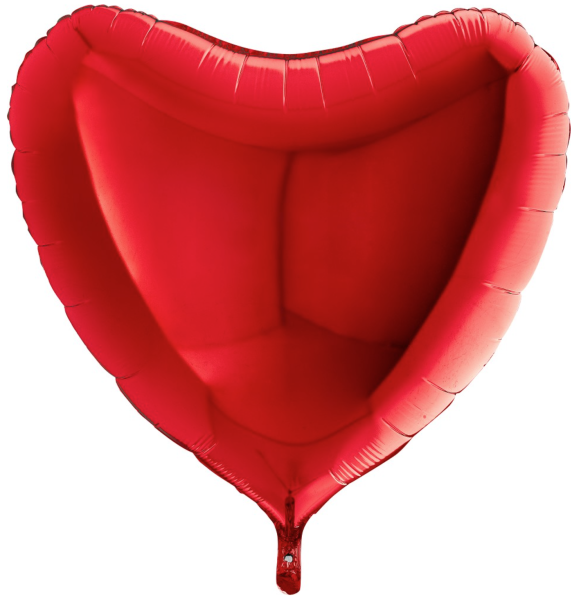 XXL Folienballon Figur - Herz Rot - 91cm